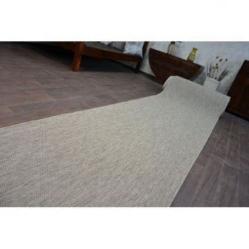 CHODNIK SIZAL FLOORLUX wzór 20433 taupe GŁADKI