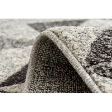 Chodnik FEEL 5672/16811 TRÓJKĄTY szary / antracyt / krem