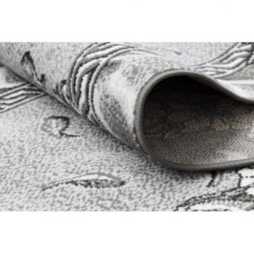 CHODNIK BCF MORAD Trio liście, kwiaty szary