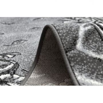 CHODNIK BCF MORAD Trio liście, kwiaty szary