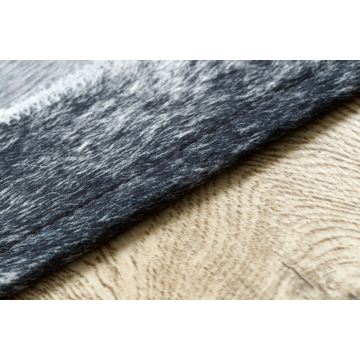 Dywan PATCHWORK 21716 szary - Skóra bydlęca