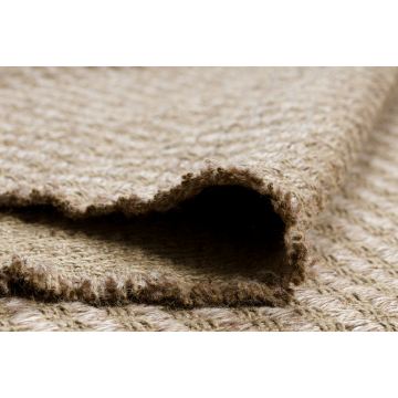 Dywan JUTE 3650 beż linie - jutowy, płaskotkany, frędzle