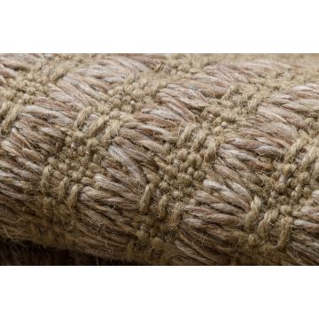 Dywan JUTE 3650 beż linie - jutowy, płaskotkany, frędzle