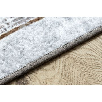 Dywan do prania MIRO 51278.812 Marmur, grecki antypoślizgowy - szary / złoty