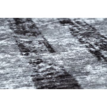 Dywan do prania MIRO 51325.805 Geometryczny, linie antypoślizgowy - szary