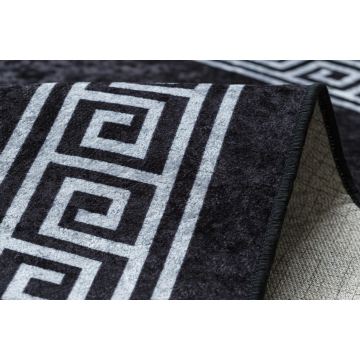 Dywan do prania MIRO 52071.804 Ramka, grecki antypoślizgowy - czarny / biały