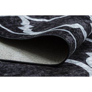 Dywan do prania MIRO 51639.806 Trellis kratka antypoślizgowy - czarny