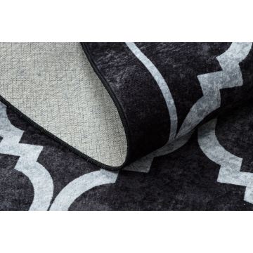Dywan do prania MIRO 51639.806 Trellis kratka antypoślizgowy - czarny
