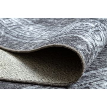 Dywan do prania MIRO 51317.807 Ramka, grecki antypoślizgowy - szary