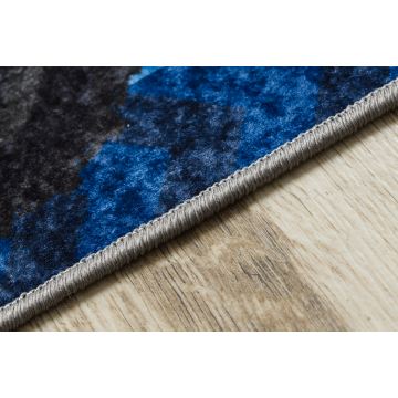 Dywan do prania JUNIOR 51827.803 Ciężarówka, koparka dla dzieci, antypoślizgowy - niebieski