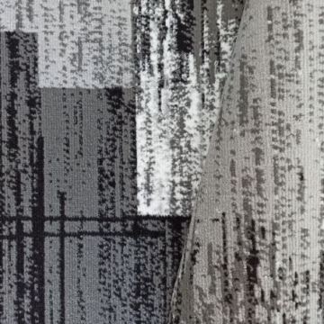 Chodnik dywanowy geometryczny  Sottile 13- szary