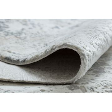 Dywan DUKE 51378 krem / szary - Beton, kamień strukturalny, bardzo miękki, frędzle