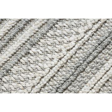 Dywan JERSEY 19233 szary - Linie, pętelkowy, strukturalny BOHO