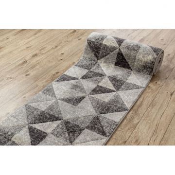 Chodnik FEEL 5672/16811 TRÓJKĄTY szary / antracyt / krem