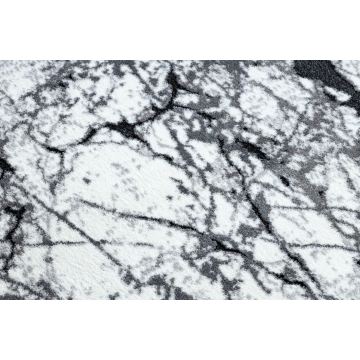 Dywan nowoczesny COZY 8871 Koło, Marble, Marmur - Strukturalny, dwa poziomy runa szary