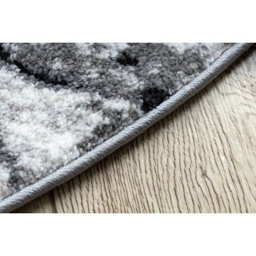 Dywan nowoczesny COZY 8871 Koło, Marble, Marmur - Strukturalny, dwa poziomy runa szary