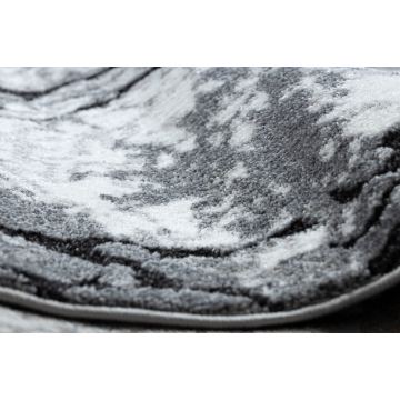 Dywan nowoczesny COZY 8871 Koło, Marble, Marmur - Strukturalny, dwa poziomy runa szary