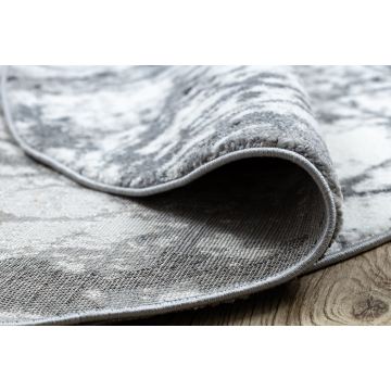 Dywan nowoczesny COZY 8871 Koło, Marble, Marmur - Strukturalny, dwa poziomy runa szary