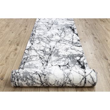Chodnik COZY 8871 Marble, Marmur - Strukturalny, dwa poziomy runa szary