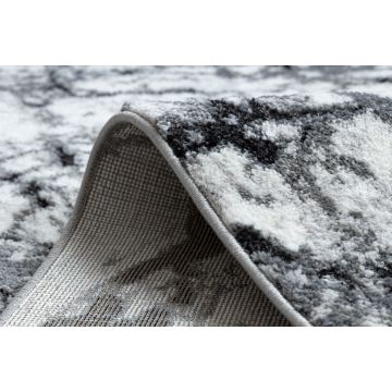 Chodnik COZY 8871 Marble, Marmur - Strukturalny, dwa poziomy runa szary