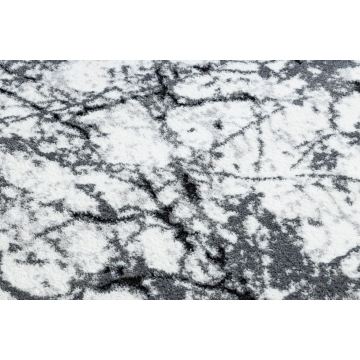 Chodnik COZY 8871 Marble, Marmur - Strukturalny, dwa poziomy runa szary