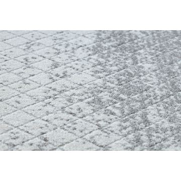 Dywan NOBLE nowoczesny  1512 64 Ramka, grecki vintage przecierany - Strukturalny, dwa poziomy runa krem / szary