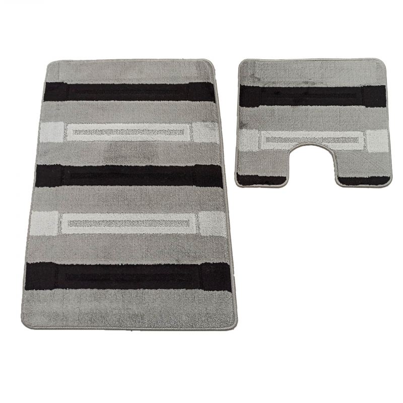 Komplet łazienkowy Montana z wycięciem Said XL Grey Komplet łazienkowy Montana z wycięciem Said XL Grey