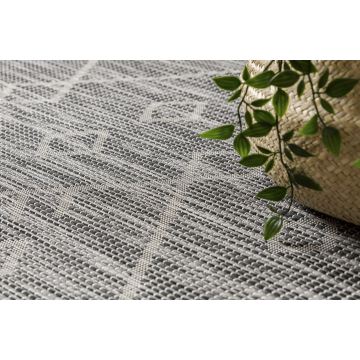 Dywan SZNURKOWY SIZAL płaskotkany PATIO 3077 Boho - czarny