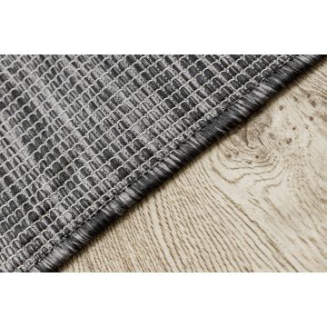 Dywan SZNURKOWY SIZAL płaskotkany PATIO 3077 Boho - czarny