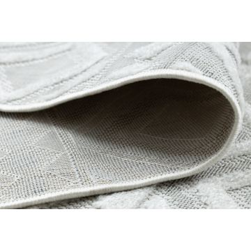 Dywan Strukturalny SOLE D3851 Boho, romby - płasko tkany beż