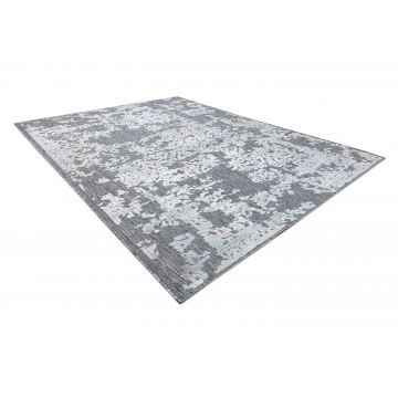 Dywan Strukturalny SOLE D3812 Ornament - płasko tkany szary / beż