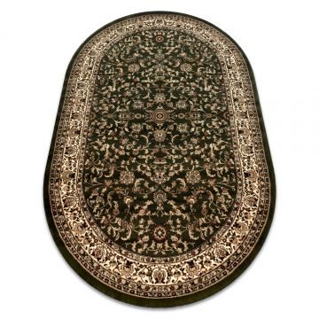 Dywan klasyczny, tradycyjny ROYAL ADR owal wzór 1745 zielony