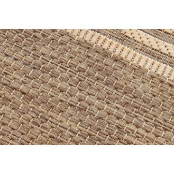CHODNIK sznurkowy SIZAL FLOORLUX wzór 20014 coffee / mais