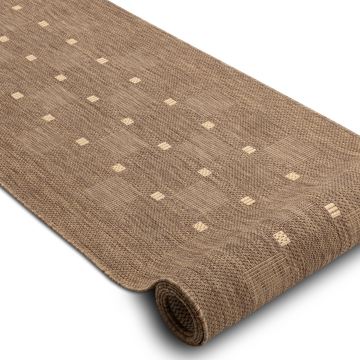 CHODNIK sznurkowy SIZAL FLOORLUX wzór 20079 coffee / mais