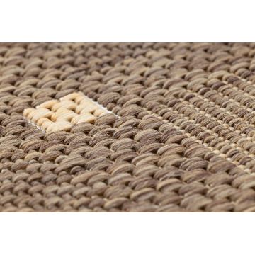CHODNIK sznurkowy SIZAL FLOORLUX wzór 20079 coffee / mais