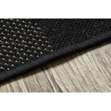 CHODNIK SIZAL FLOORLUX wzór 20212 black / silver