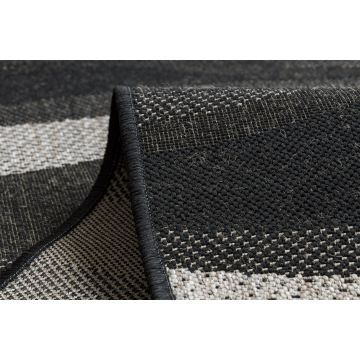 CHODNIK SIZAL FLOORLUX wzór 20212 black / silver