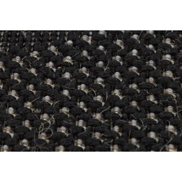 CHODNIK SIZAL FLOORLUX wzór 20212 black / silver
