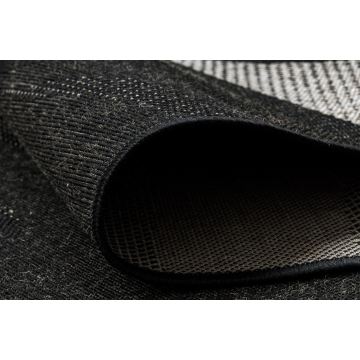 CHODNIK SIZAL FLOORLUX wzór 20212 black / silver
