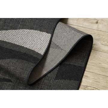 CHODNIK SIZAL FLOORLUX wzór 20212 black / silver
