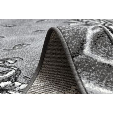 CHODNIK BCF MORAD Trio liście, kwiaty szary