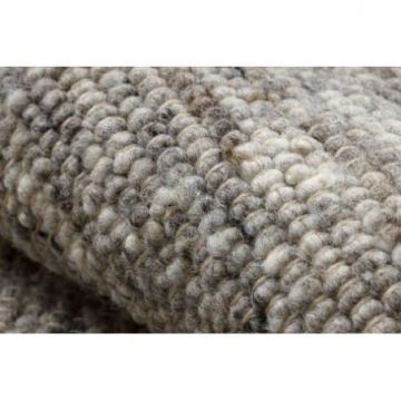 Dywan NEPAL 2100 koło natural szary - wełniany, dwustronny, naturalny