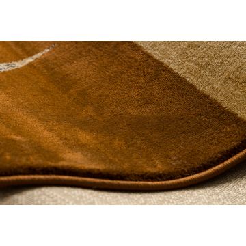 Dywan ROYAL H387 Geometryczny - brązowy / mustard beż