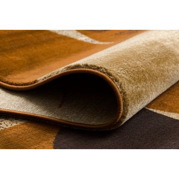 Dywan ROYAL H387 Geometryczny - brązowy / mustard beż