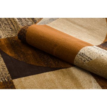Dywan ROYAL H387 Geometryczny - brązowy / mustard beż