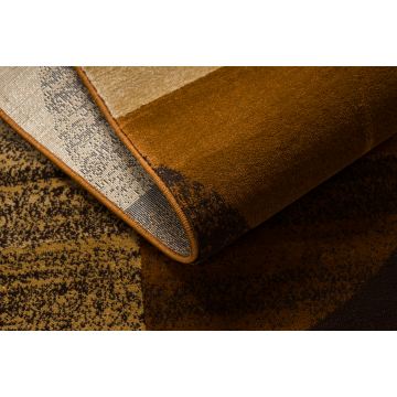 Dywan ROYAL H387 Geometryczny - brązowy / mustard beż