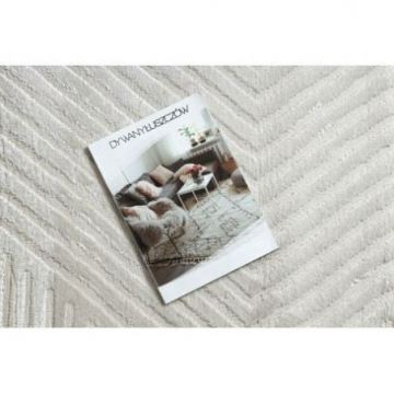 Dywan BALANCE 1503 krem - Geometryczny, strukturalny, glamour