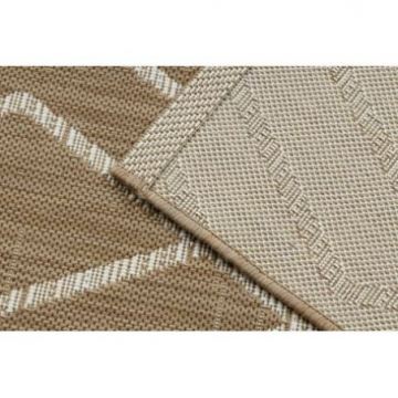 Dywan sizal FLAT 48956265 Geometryczny - beż naturalny kolor słomkowy, sznurkowy