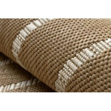 Dywan sizal FLAT 48956265 Geometryczny - beż naturalny kolor słomkowy, sznurkowy