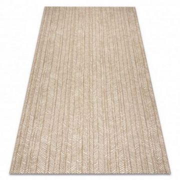Dywan sizal FLAT 48964265 Jodełka - beż naturalny kolor słomkowy, sznurkowy